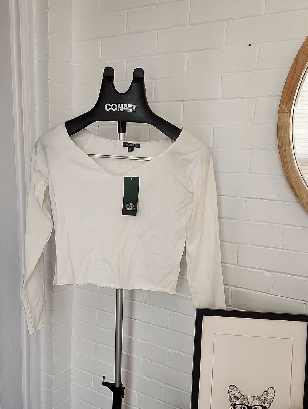 Wild Fable Long-Sleeve Top - Medium